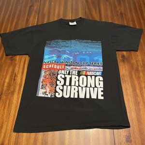 Vintage 2001 Winston Cup NASCAR Chase Authentics Shirt Black Size L EUC